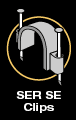 Plastic SER SE Clips