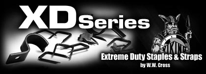 XD Series Extreme Duty Staples and Straps by W.W. Cross